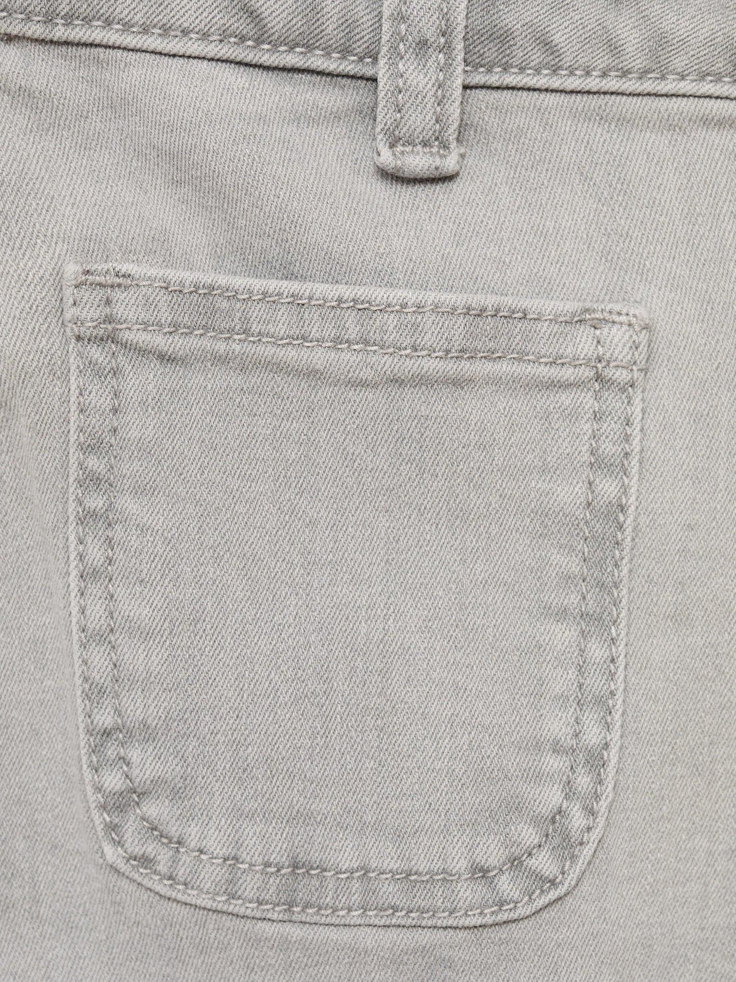 Product image 5 of 6, which shows Mango Kids' Jenna Shorts, Open Grey, 6 years