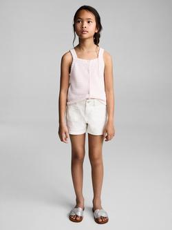 Mango Kids' Jenna Shorts, White
