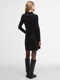 Barbour International Chloe Ribbed Mini Dress, Black