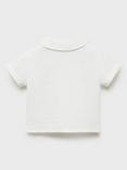 Mango Kids' Cotton Hamlet Shirt, Natural White