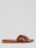 L.K.Bennett Amara Woven Multi-Strap Flat Sandals, Tan