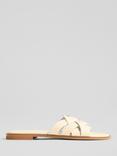 L.K.Bennett Amara Woven Multi-Strap Flat Sandals, Cre-ecru