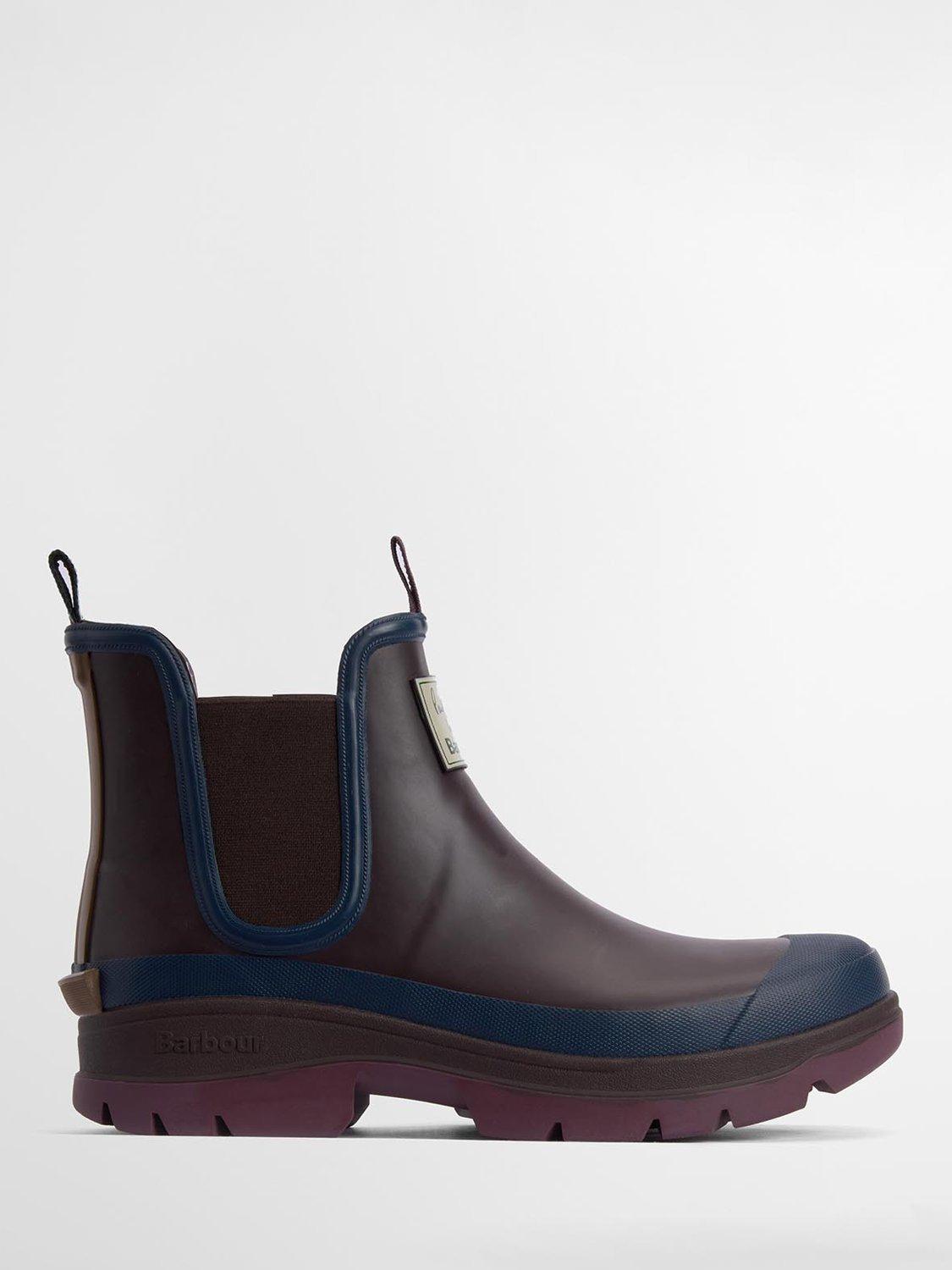 Barbour x Paul Smith Wellington Boots, Purple/Multi