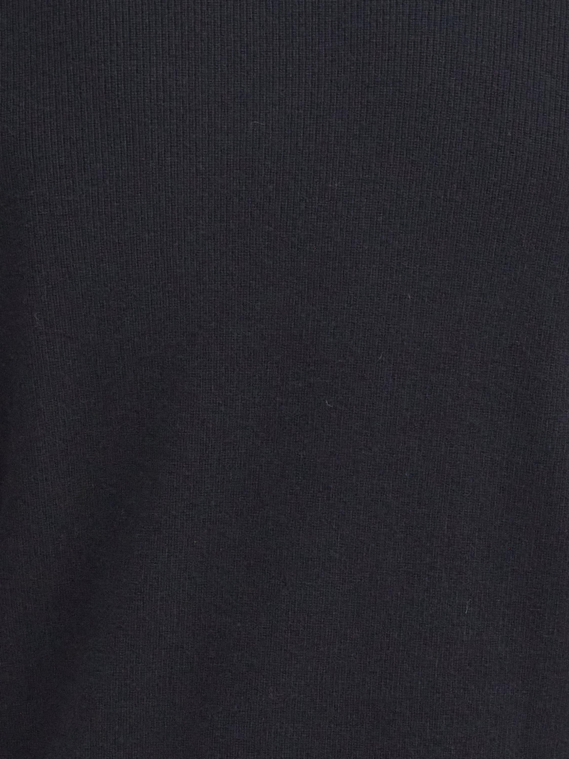 Product image 7 of 7, which shows Barbour International Crawley Half Zip Wool Cotton Blend Jumper, Black, S