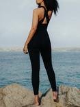 Davy J Sculpt 7/8 Leggings, Black Outer / Berry