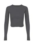 Davy J Wrap Long Sleeve Swim Top, Grey