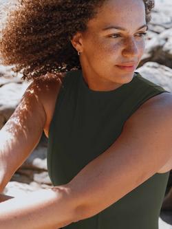 Davy J Level Up Swimsuit, Olive - view 2, Olive