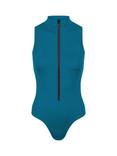 Davy J Power Cutout Swimsuit, Cerulian