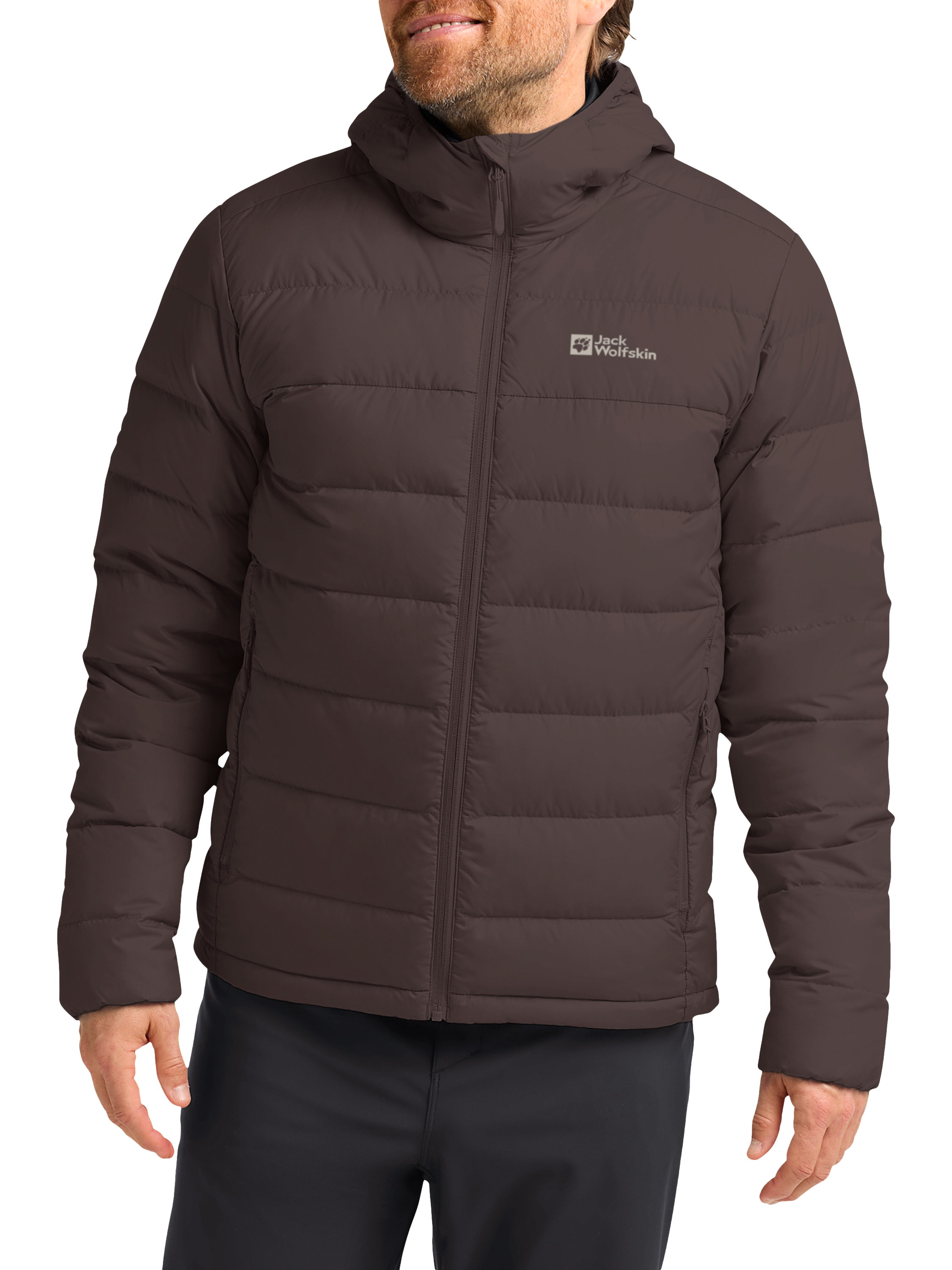 Jack Wolfskin Ather Down Hooded Jacket, Peat