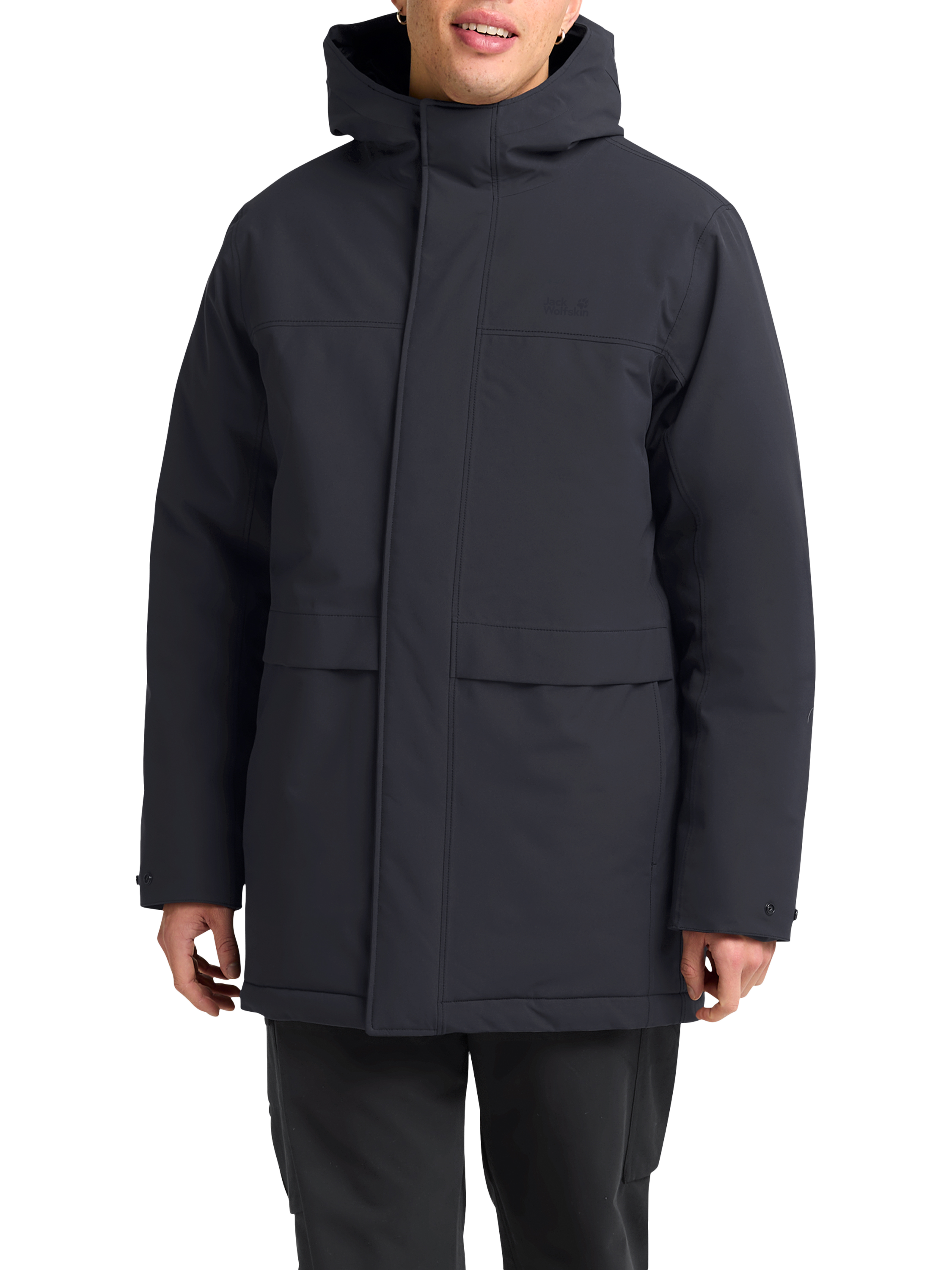 Product image 1 of 6, which shows Jack Wolfskin Cold Camp Coat, Dark Navy, XL