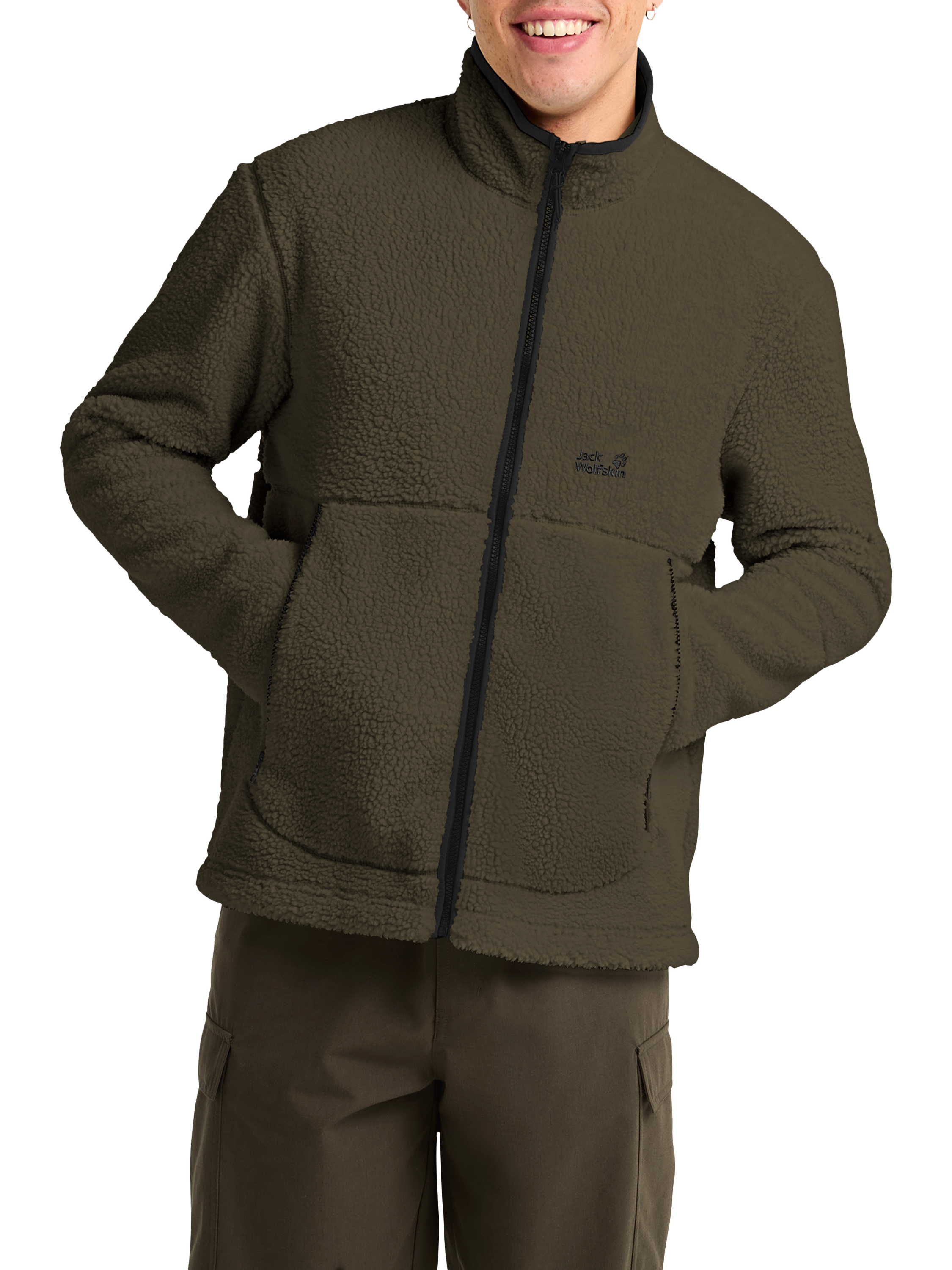 Jack Wolfskin Stone Lite Jacket, Obsidian Moss