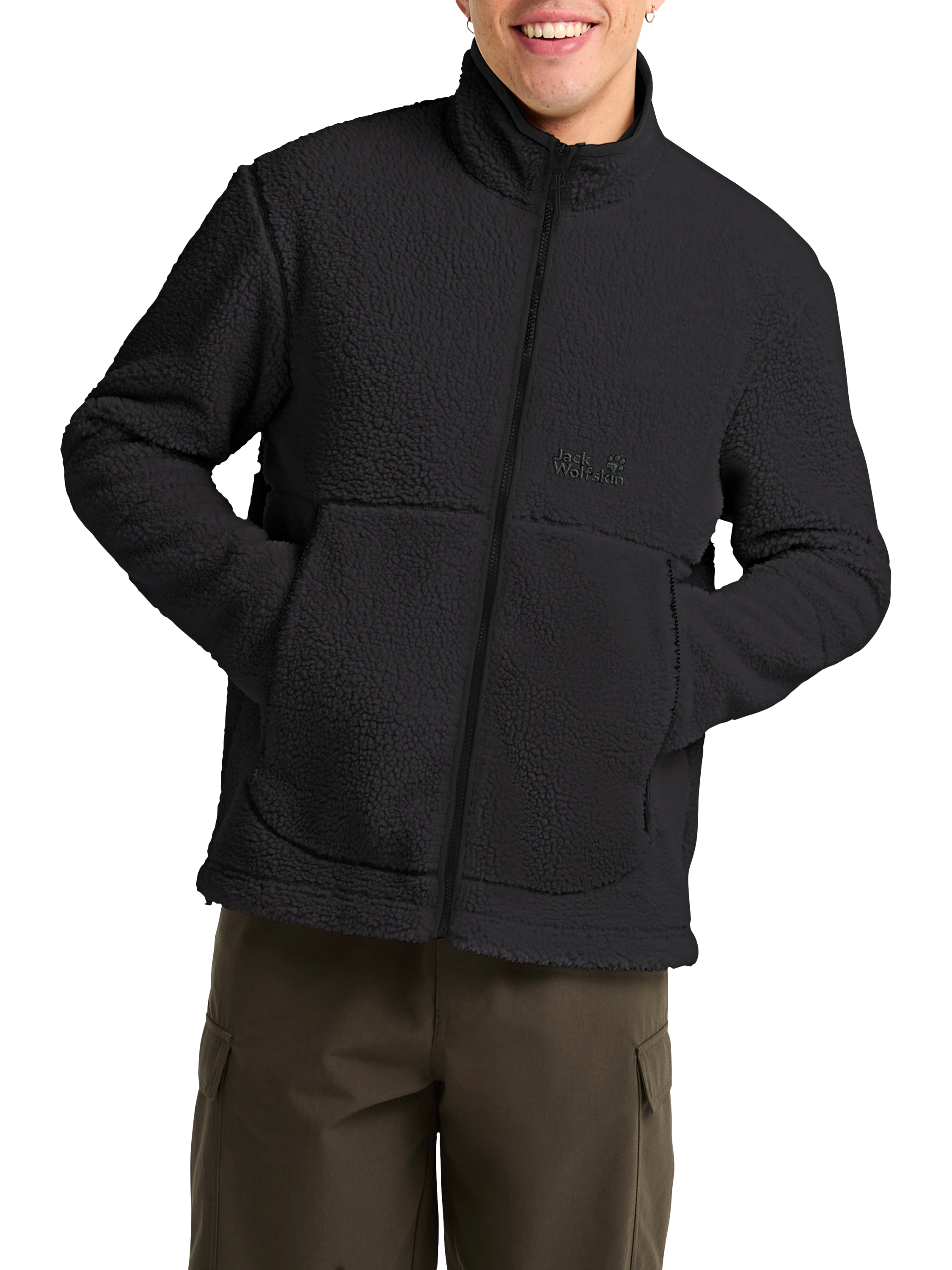 Product image 1 of 6, which shows Jack Wolfskin Stone Lite Jacket, Black, L