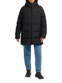Jack Wolfskin Frozen Palace Windproof Down Jacket, Black, Black