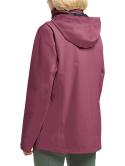 Jack Wolfskin Trail Time 2L Waterproof Jacket, Raisin - view 2, Raisin