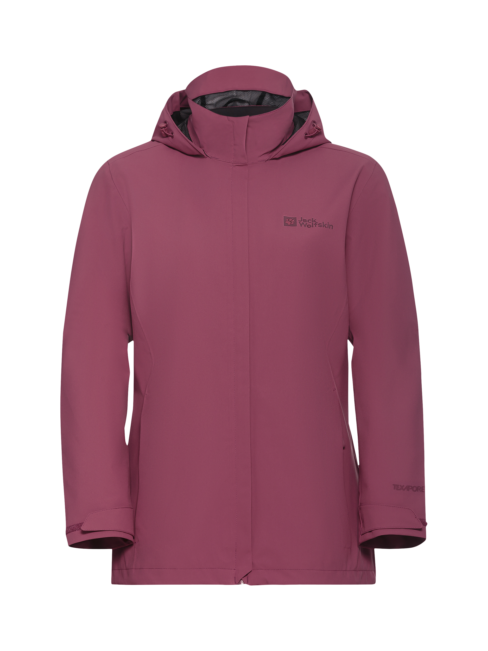 Product image 6 of 6, which shows Jack Wolfskin Trail Time 2L Jacket, Raisin, S