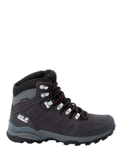 Jack Wolfskin Refugio Texapore Mid Boots, Dark Steel/Purple, Dark Steel / Purple