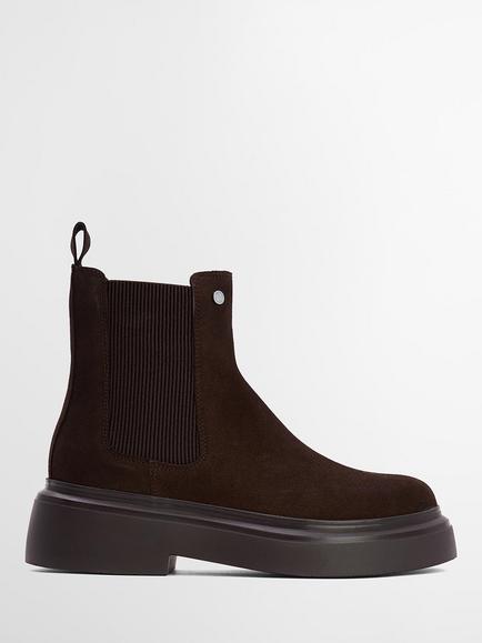 Barbour Celina Leather Blend Chelsea Boots, Brown, Brown