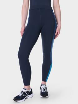 Sweaty Betty Power Ultra Sculpt High Waisted Gym Leggings, Navy Fluxblue Tidal