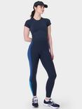 Sweaty Betty Power Ultra Sculpt High Waisted Gym Leggings, Navy Fluxblue Tidal
