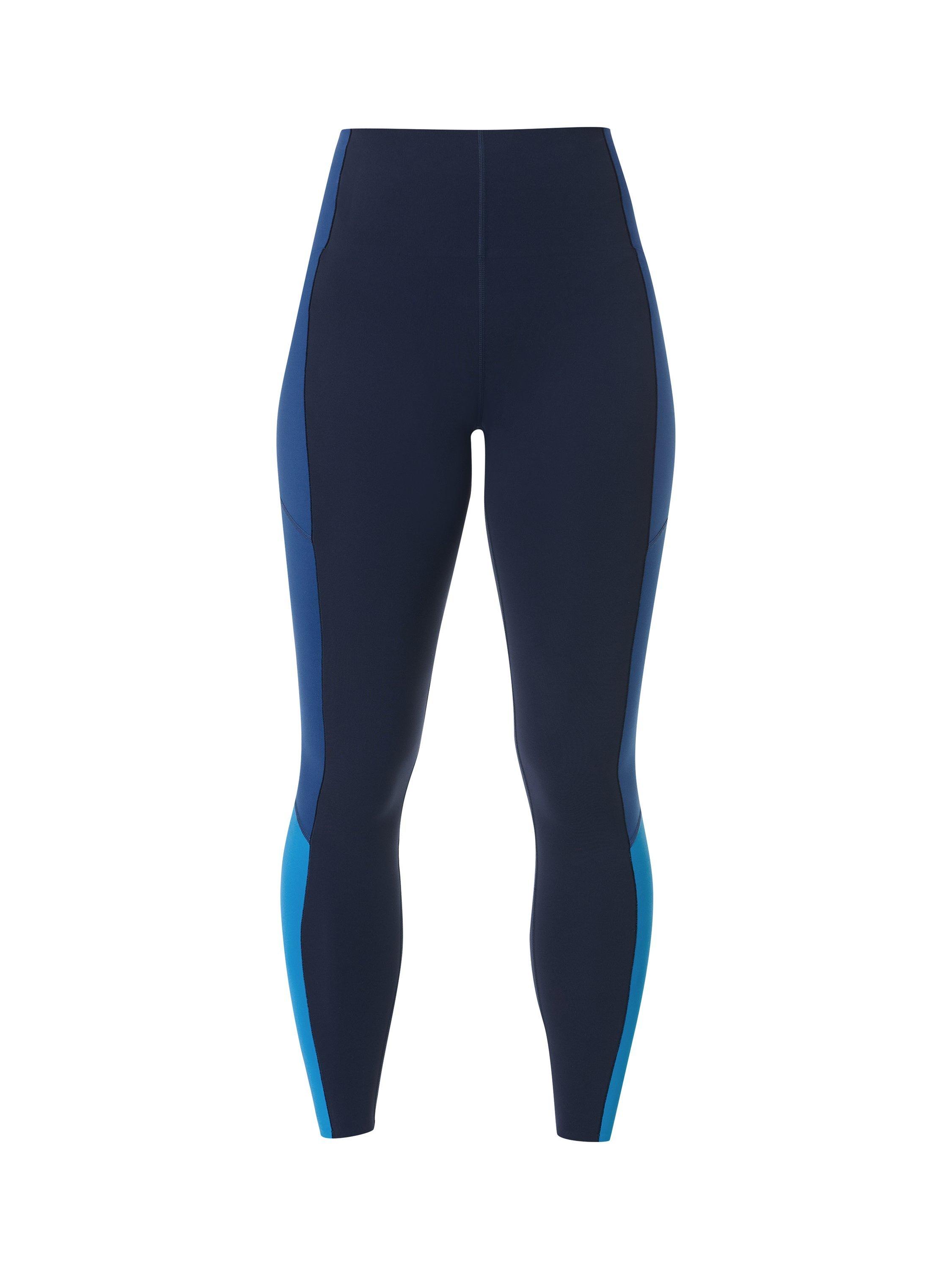 Product image 9 of 9, which shows Sweaty Betty Power Ultra Sculpt High Waisted Gym Leggings, Navy Fluxblue Tidal, S