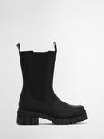 Barbour Sidneigh Leather Blend Chelsea Boots, Black
