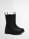 Barbour Sidneigh Leather Blend Chelsea Boots, Black