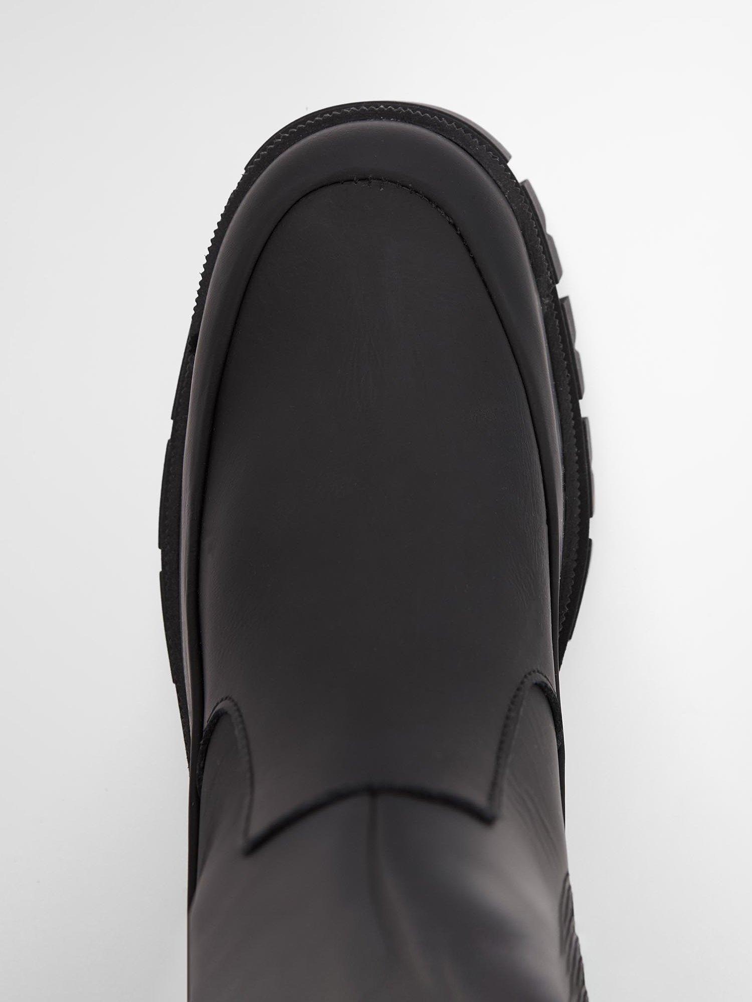 Product image 8 of 9, which shows Barbour Sidneigh Leather Blend Chelsea Boots, Black, 8