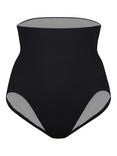 Davy J Jones High Leg Bikini Bottoms, Black/Grey