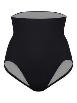 Davy J Jones High Leg Bikini Bottoms, Black/Grey, Black/Grey