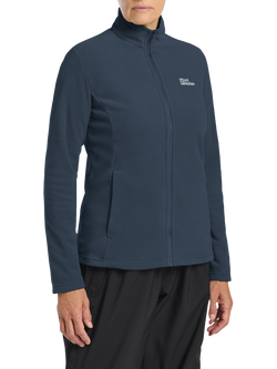 Jack Wolfskin Taunus Zip Midlayer Fleece, Midnight Sky, Midnight Sky