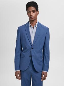 Mango Paris Super Slim Fit Suit Jacket, Medium Blue