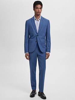 Mango Paris Super Slim Fit Suit Jacket - view 2, Medium Blue