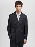 Mango Monaco Double Breasted Suit Jacket