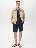 Mango Gracia Cotton Blend Shorts