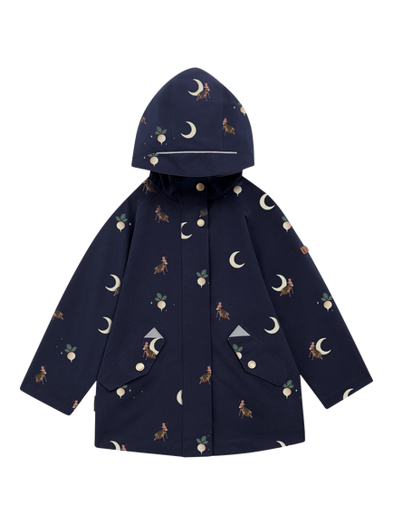 Toastie Kids' Waterproof Hooded Raincoat, Cricket Moon, Cricket Moon