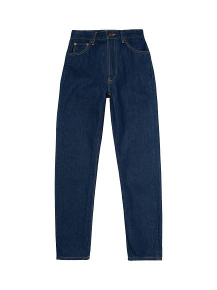 Nudie Jeans High Waist Tapered Jeans, 60s Blue, 60s Blue