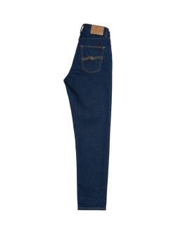Nudie Jeans High Waist Tapered Jeans, 60s Blue - view 2, 60s Blue
