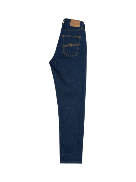 Nudie Jeans High Waist Tapered Jeans, 60s Blue - view 2, 60s Blue