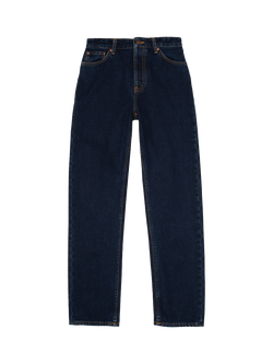 Nudie Jeans Lofty Lo Organic Cotton Straight Jeans, Indigo Dip