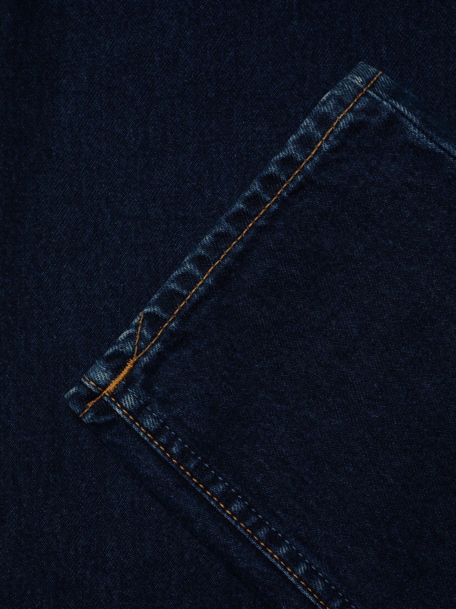 Product image 7 of 8, which shows Nudie Jeans Lofty Lo Organic Cotton Straight Jeans, Indigo Dip, W24/L30