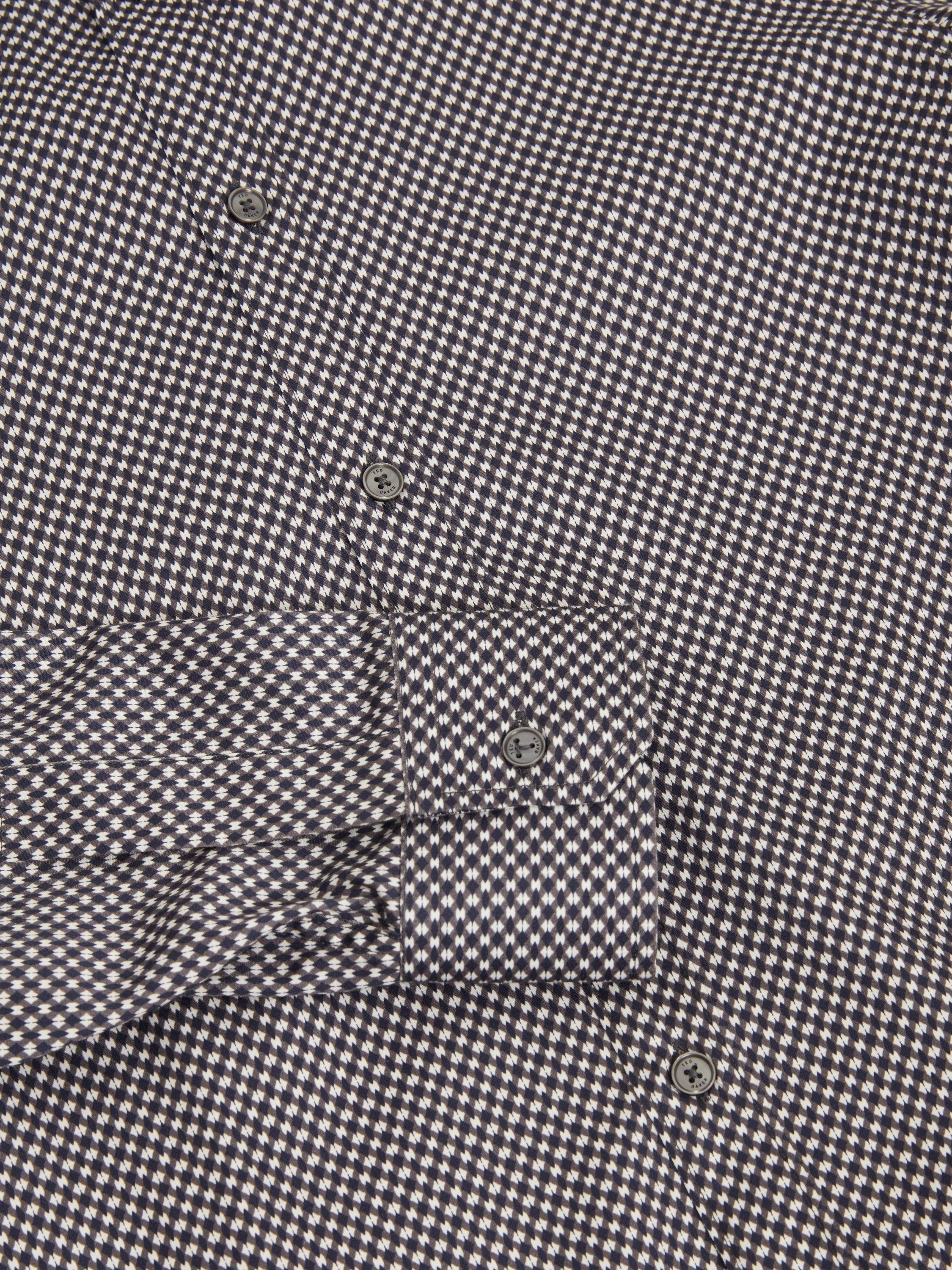 Product image 7 of 7, which shows Ted Baker Jozef Regular Fit Cotton Shirt, Navy, S