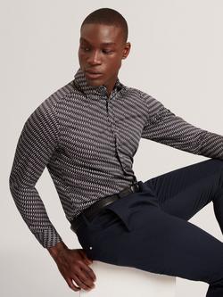 Ted Baker Kristov Regular Fit Cotton Shirt, Black - view 2, Black