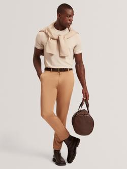Ted Baker Howeton Straight Cotton Blend Chinos, Tan - view 2, Tan