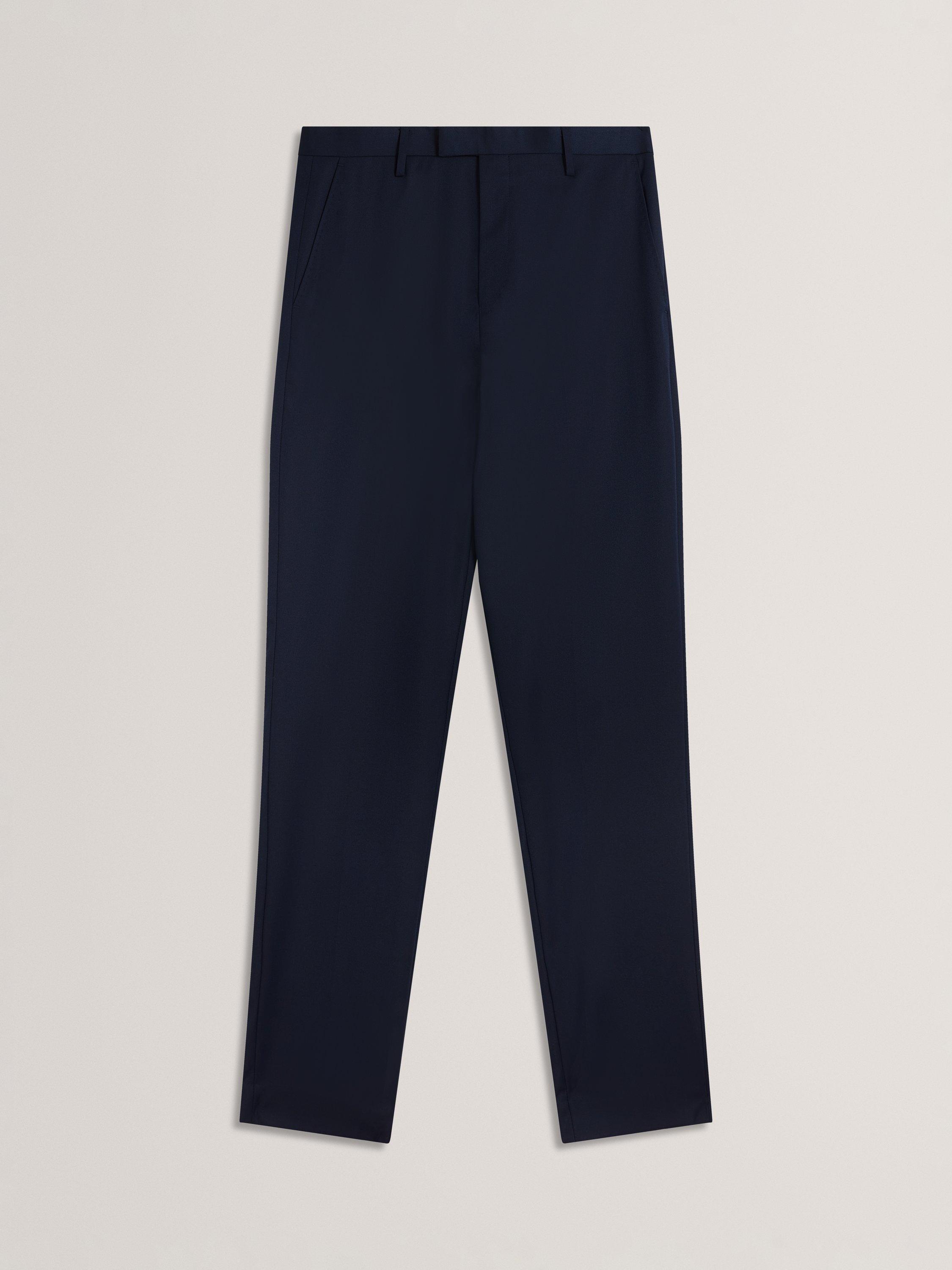 Product image 6 of 7, which shows Ted Baker Saisont Straight Chinos, Navy, 30R