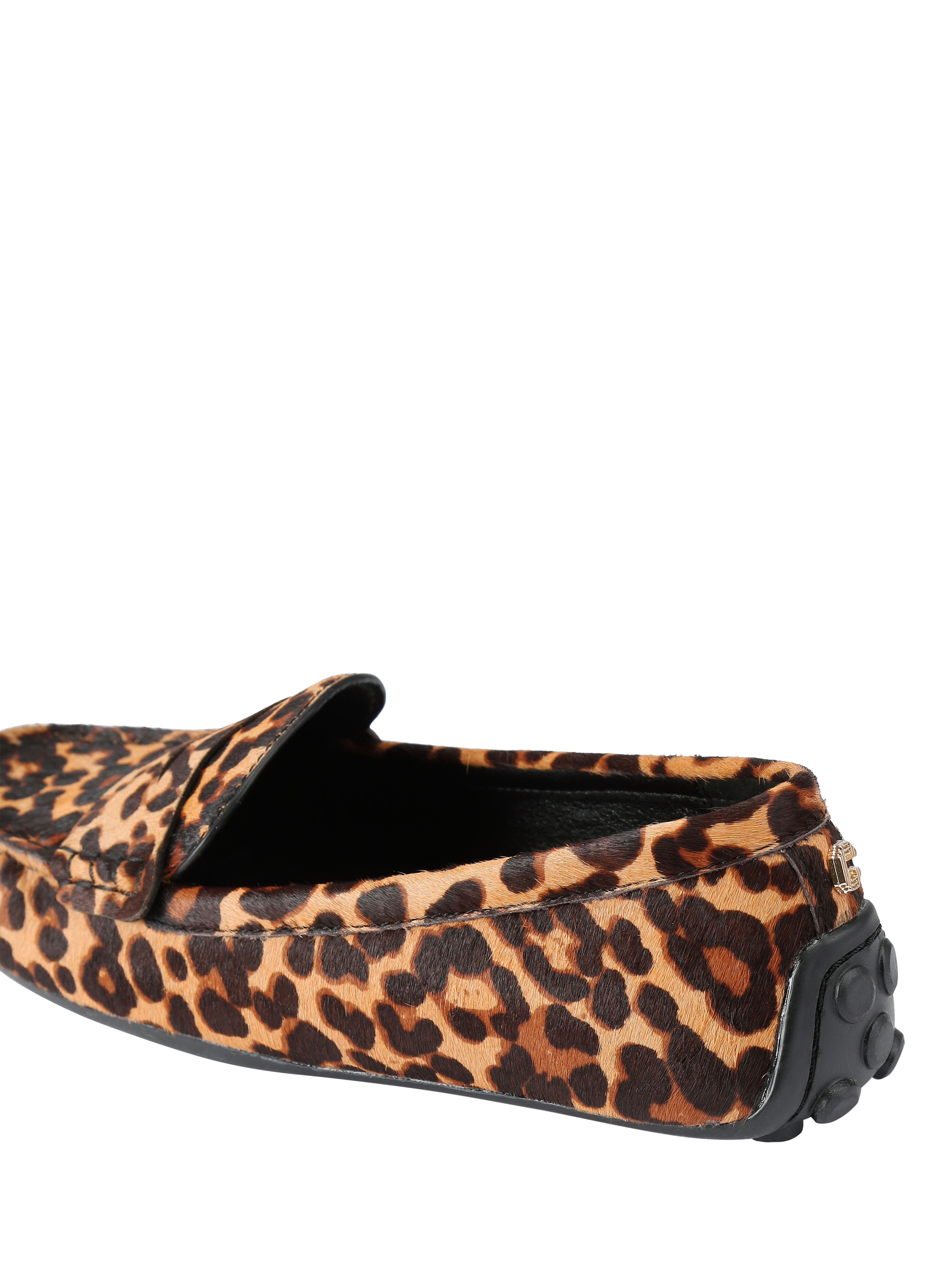 Product image 4 of 4, which shows Carvela Avola Leopard Loafers, Brown Dark, 3