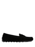 Carvela Avola Slip-On Suede Loafers, Black