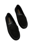 Carvela Avola Slip-On Suede Loafers, Black