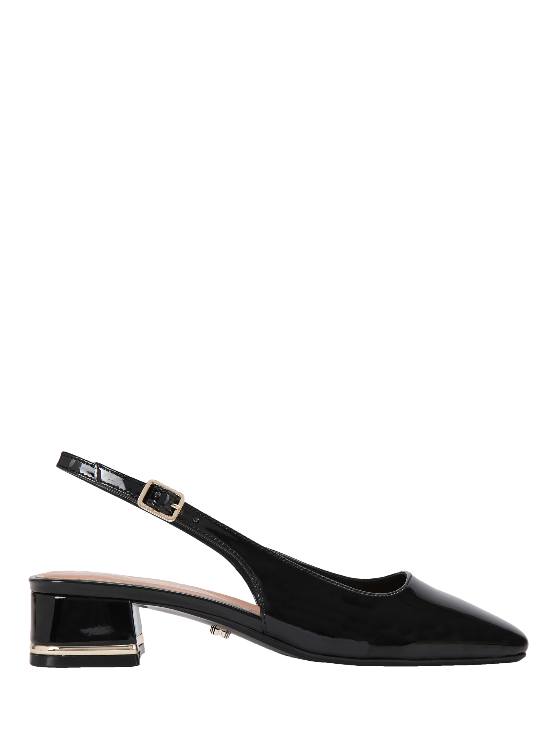 Product image 1 of 5, which shows Carvela Bello Slingback Court Shoes, Black, 3