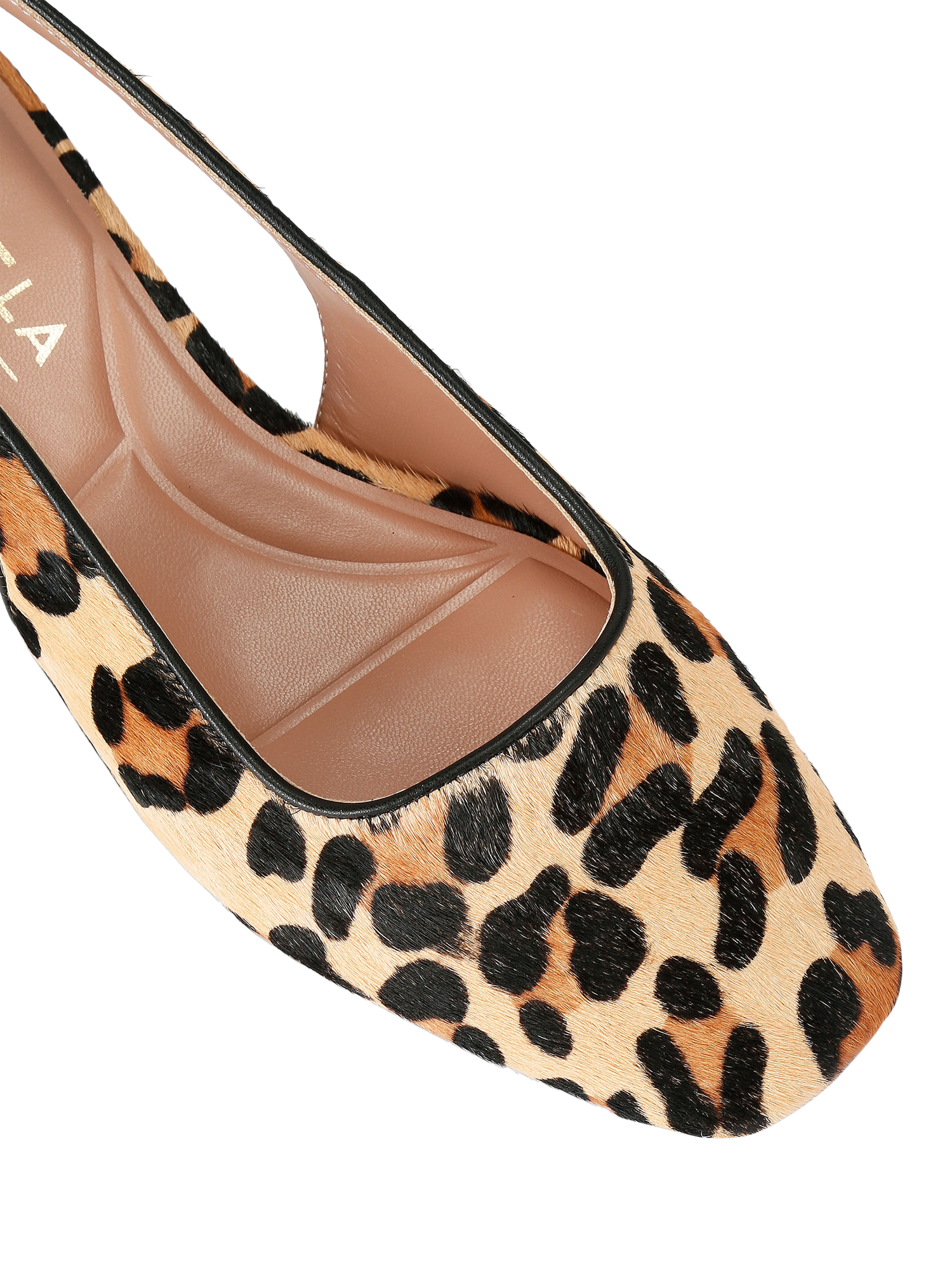 Carvela Bello Slingback Leopard Print Court Shoes