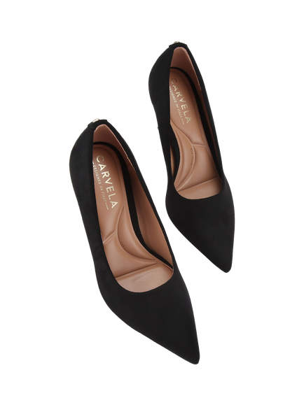 Carvela Corletta Wide Court Shoes, Black - view 2, Black